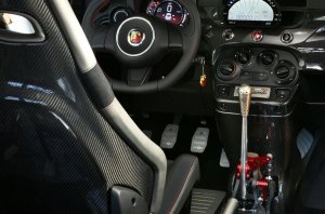 FIAT 500 Gear Shift Knob - Genuine ABARTH Biposto 